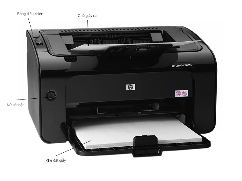 MÁY IN HP LASERJET PRO P1102W IN WIFI CŨ