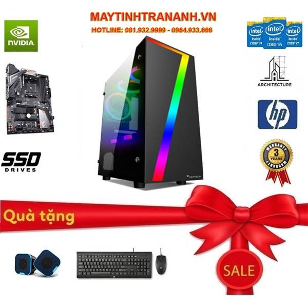 Cây máy tính Main H81 Ram 4G Cpu i7 4770 Hdd 500G